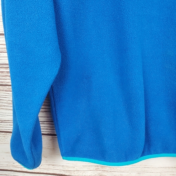 Patagonia Synchilla Mens Medium Blue Fleece Snap-T Lightweight Pullover - Picture 4 of 10